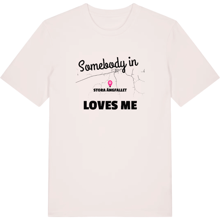 Någon i Stora Ängfallet älskar mig t-shirt – t-shirt från PinShirt