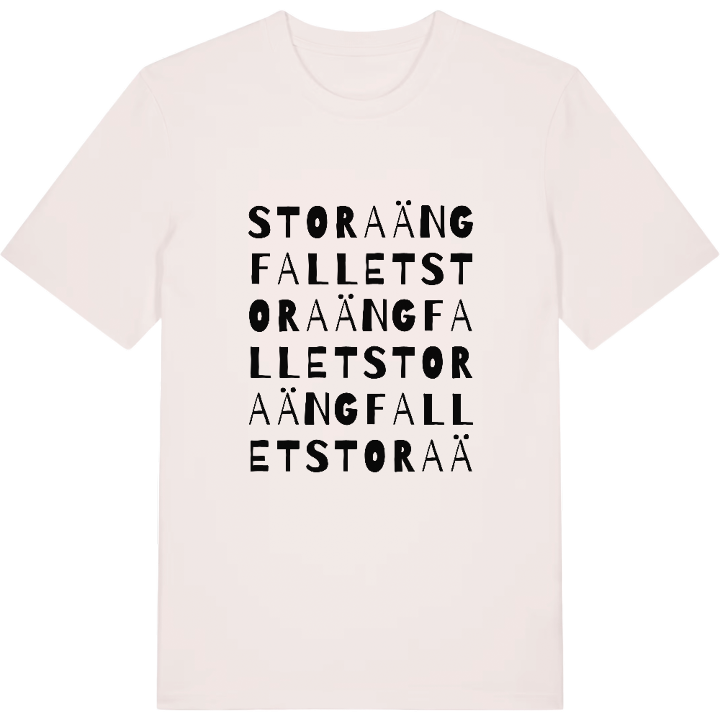 Stora Ängfallet ordlek t-shirt – t-shirt från PinShirt