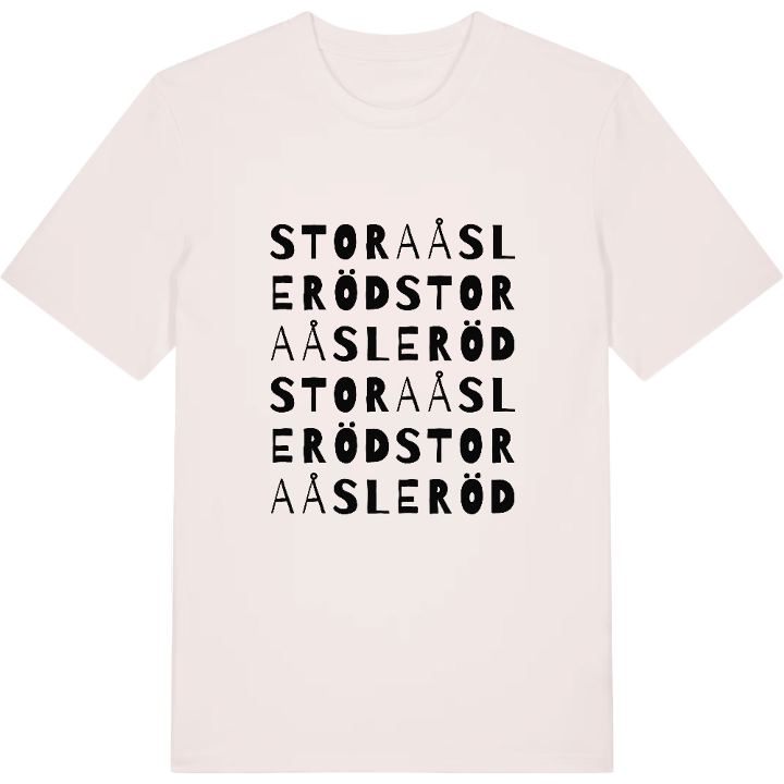 Stora Åsleröd ordlek t-shirt – t-shirt från PinShirt