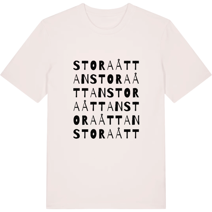 Stora Åttan ordlek t-shirt – t-shirt från PinShirt