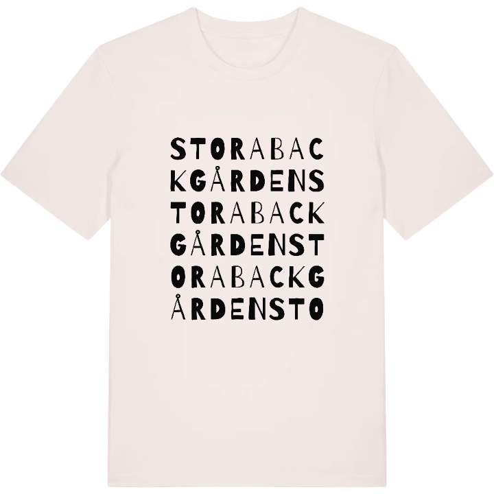 Stora Backgården ordlek t-shirt – t-shirt från PinShirt