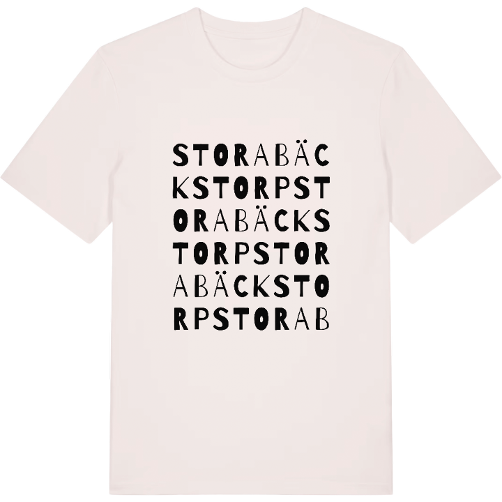 Stora Bäckstorp ordlek t-shirt – t-shirt från PinShirt