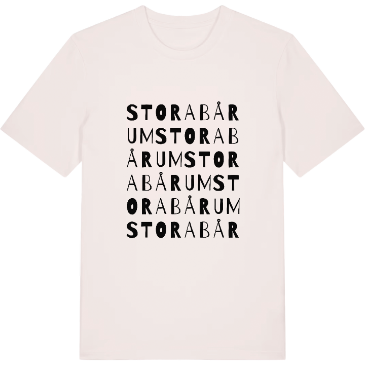 Stora Bårum ordlek t-shirt – t-shirt från PinShirt