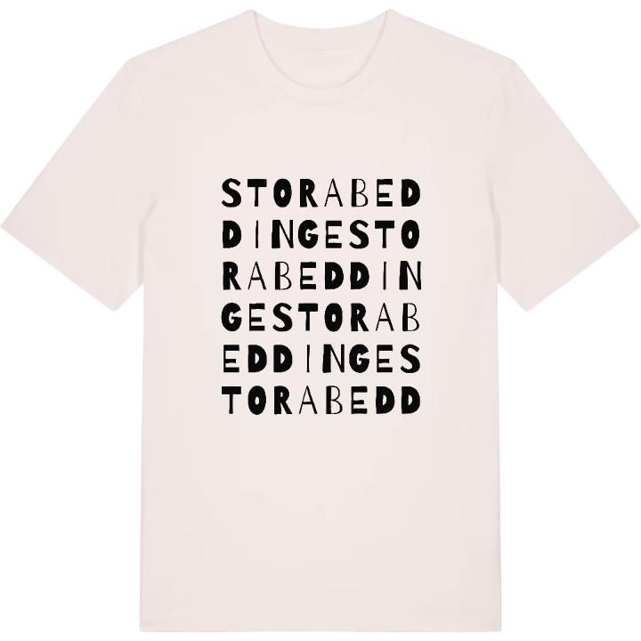 Stora Beddinge ordlek t-shirt – t-shirt från PinShirt
