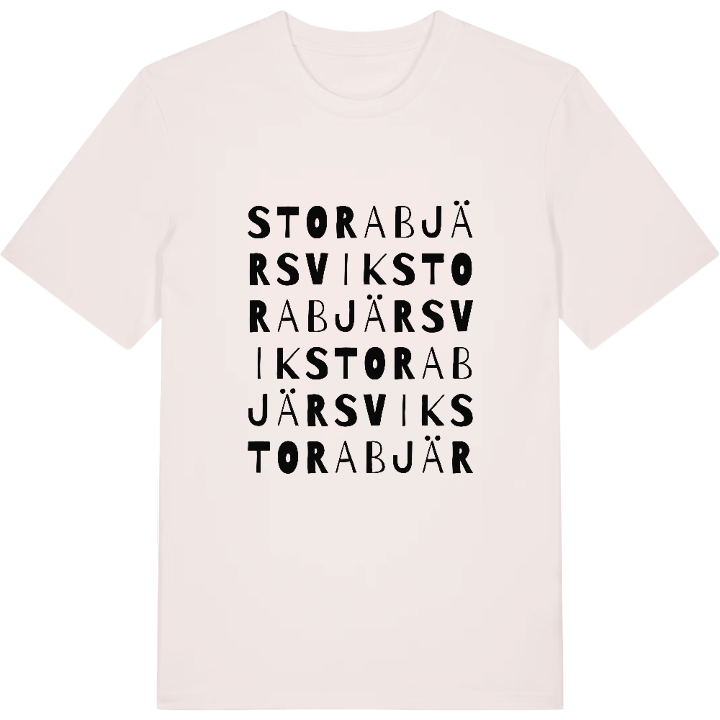 Stora Bjärsvik ordlek t-shirt – t-shirt från PinShirt