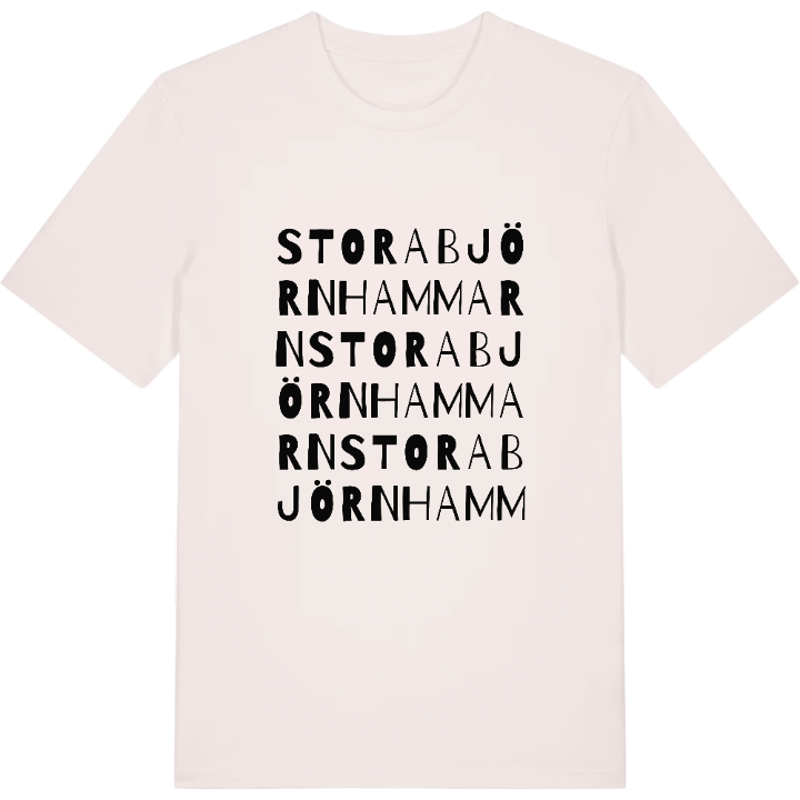 Stora Björnhammarn ordlek t-shirt – t-shirt från PinShirt