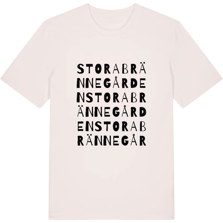 Stora Brännegården ordlek t-shirt – t-shirt från PinShirt
