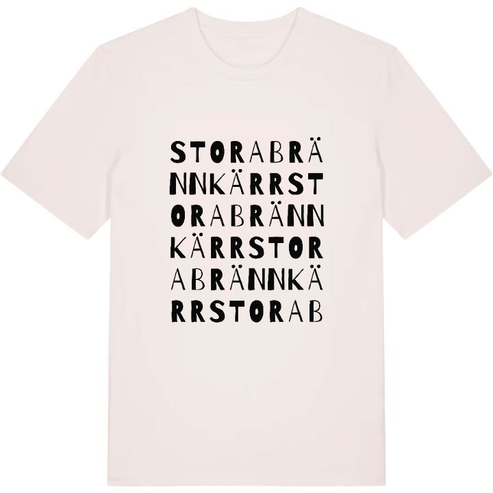 Stora Brännkärr ordlek t-shirt – t-shirt från PinShirt