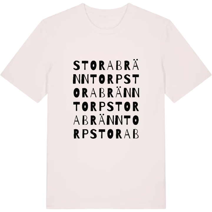 Stora Bränntorp ordlek t-shirt – t-shirt från PinShirt