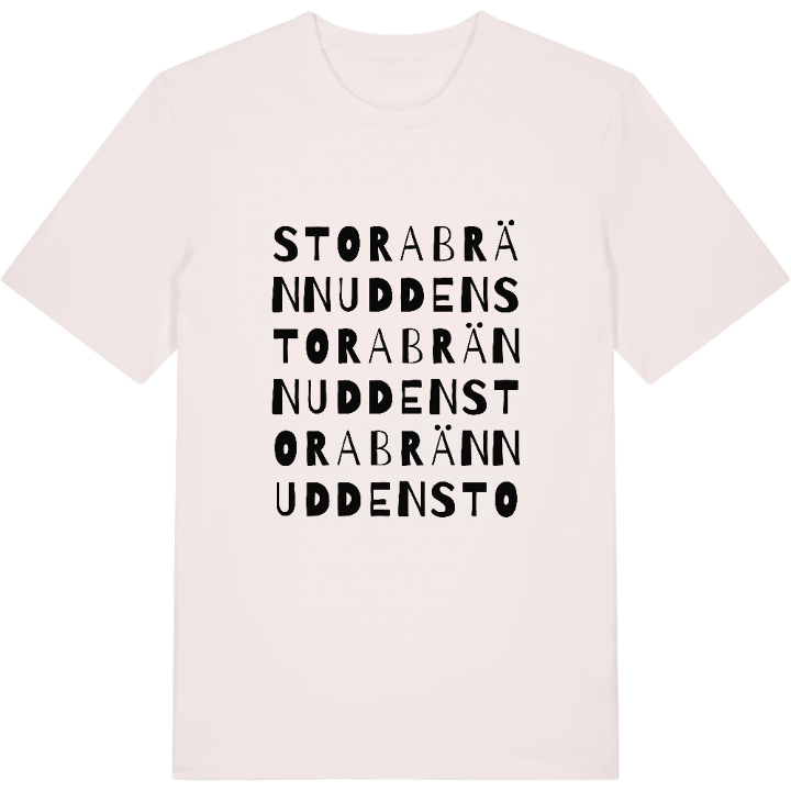 Stora Brännudden ordlek t-shirt – t-shirt från PinShirt