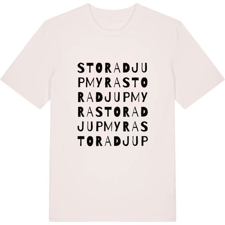 Stora Djupmyra ordlek t-shirt – t-shirt från PinShirt