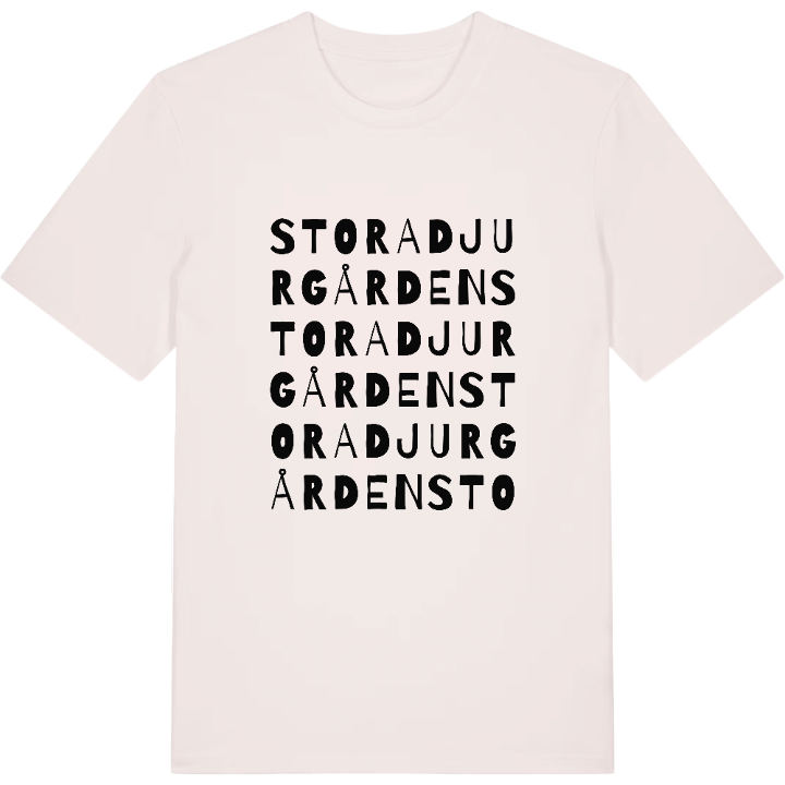 Stora Djurgården ordlek t-shirt – t-shirt från PinShirt