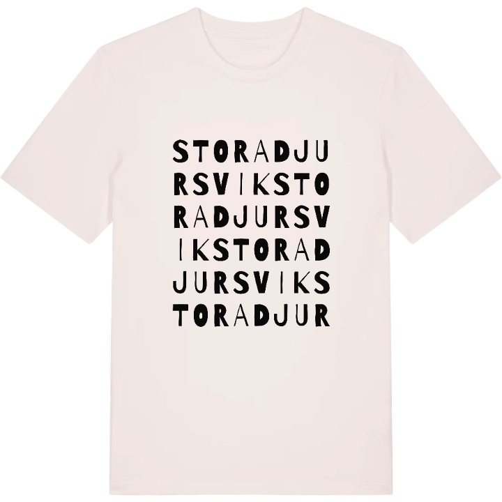 Stora Djursvik ordlek t-shirt – t-shirt från PinShirt