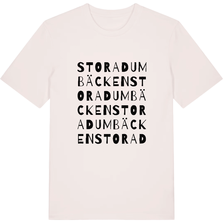 Stora Dumbäcken ordlek t-shirt – t-shirt från PinShirt