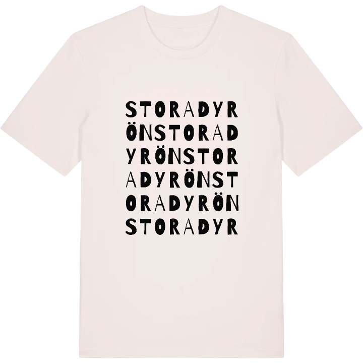 Stora Dyrön ordlek t-shirt – t-shirt från PinShirt