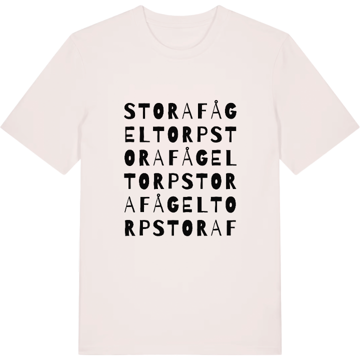 Stora Fågeltorp ordlek t-shirt – t-shirt från PinShirt
