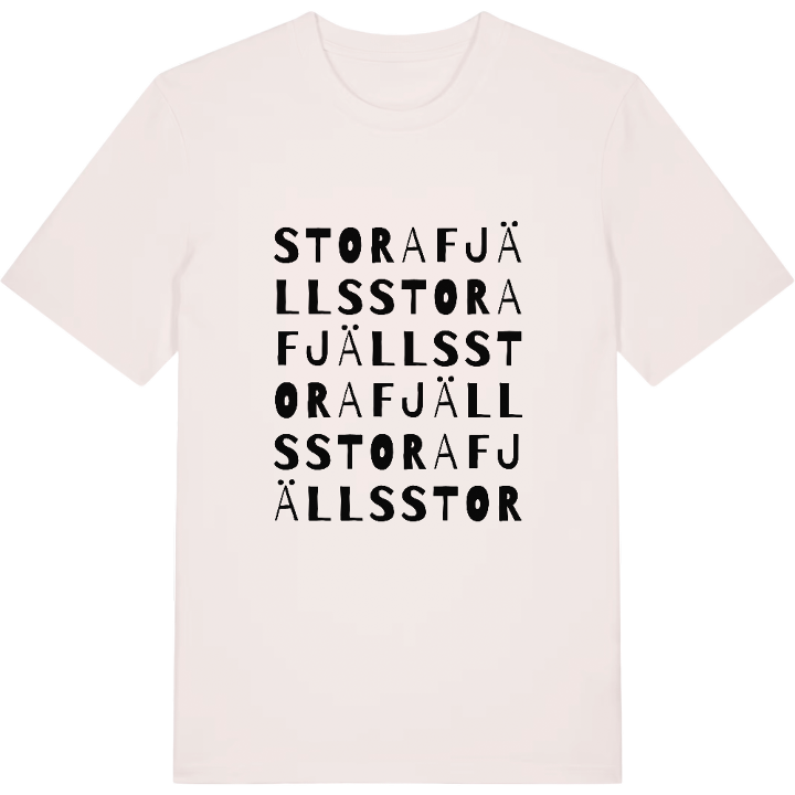 Stora Fjälls ordlek t-shirt – t-shirt från PinShirt