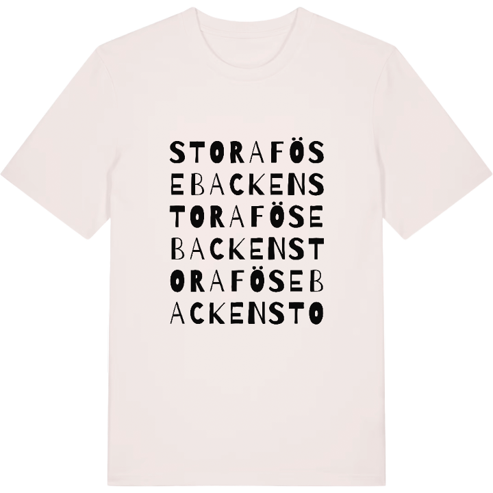 Stora Fösebacken ordlek t-shirt – t-shirt från PinShirt