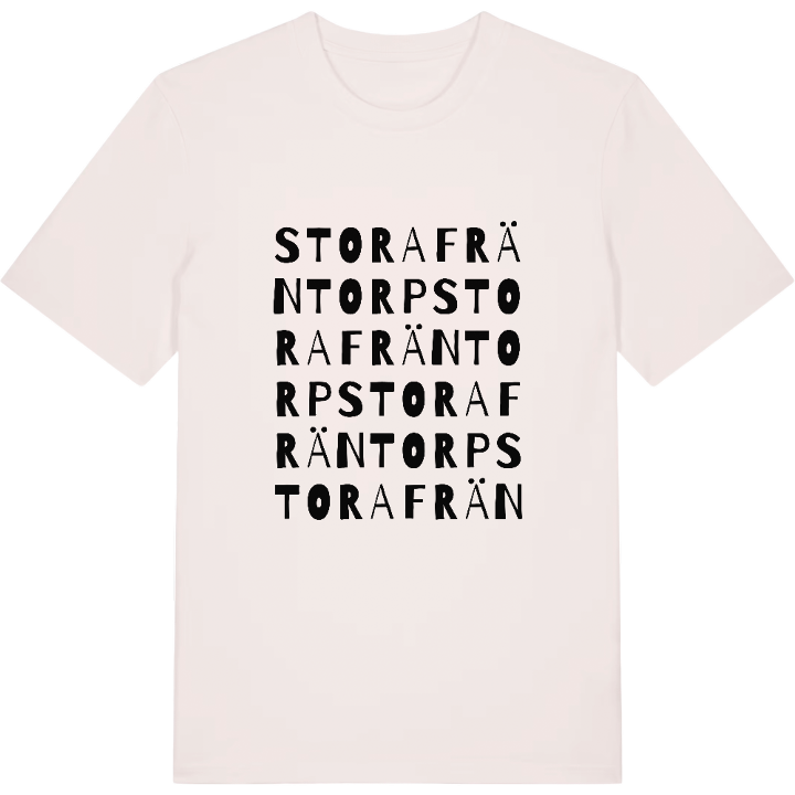 Stora Fräntorp ordlek t-shirt – t-shirt från PinShirt
