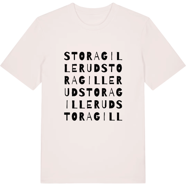 Stora Gillerud ordlek t-shirt – t-shirt från PinShirt