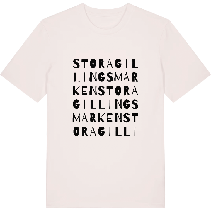 Stora Gillingsmarken ordlek t-shirt – t-shirt från PinShirt