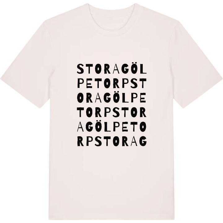 Stora Gölpetorp ordlek t-shirt – t-shirt från PinShirt