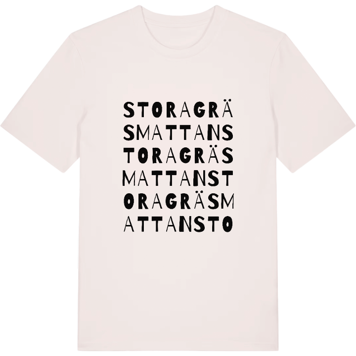 Stora gräsmattan ordlek t-shirt – t-shirt från PinShirt