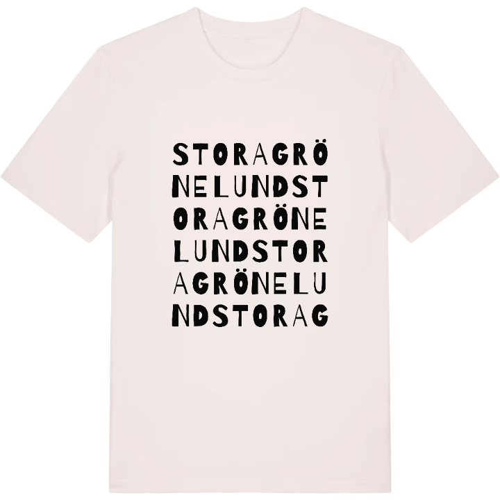 Stora Grönelund ordlek t-shirt – t-shirt från PinShirt
