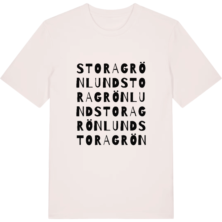 Stora Grönlund ordlek t-shirt – t-shirt från PinShirt