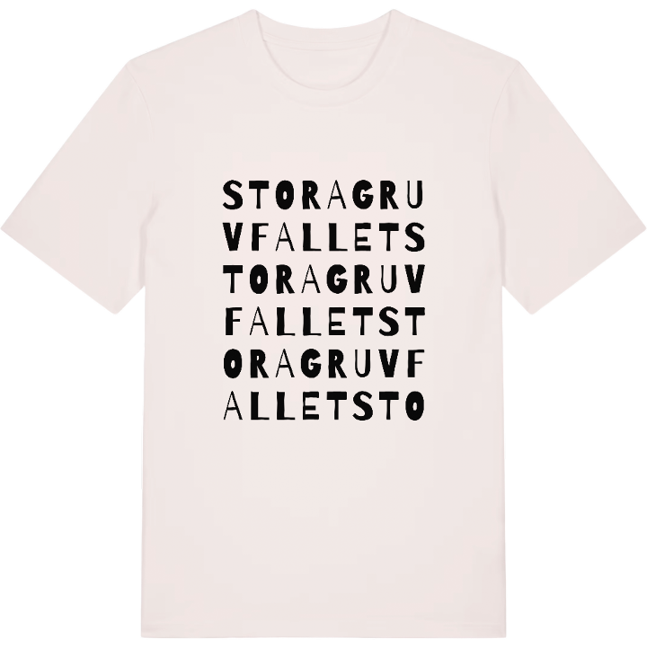 Stora Gruvfallet ordlek t-shirt – t-shirt från PinShirt