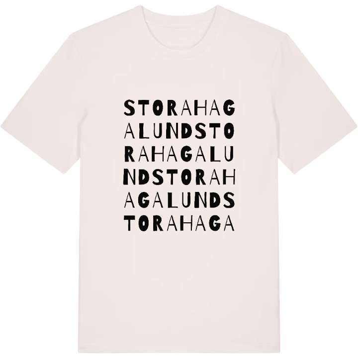 Stora Hagalund ordlek t-shirt – t-shirt från PinShirt