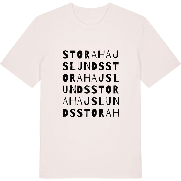 Stora Hajslunds ordlek t-shirt – t-shirt från PinShirt