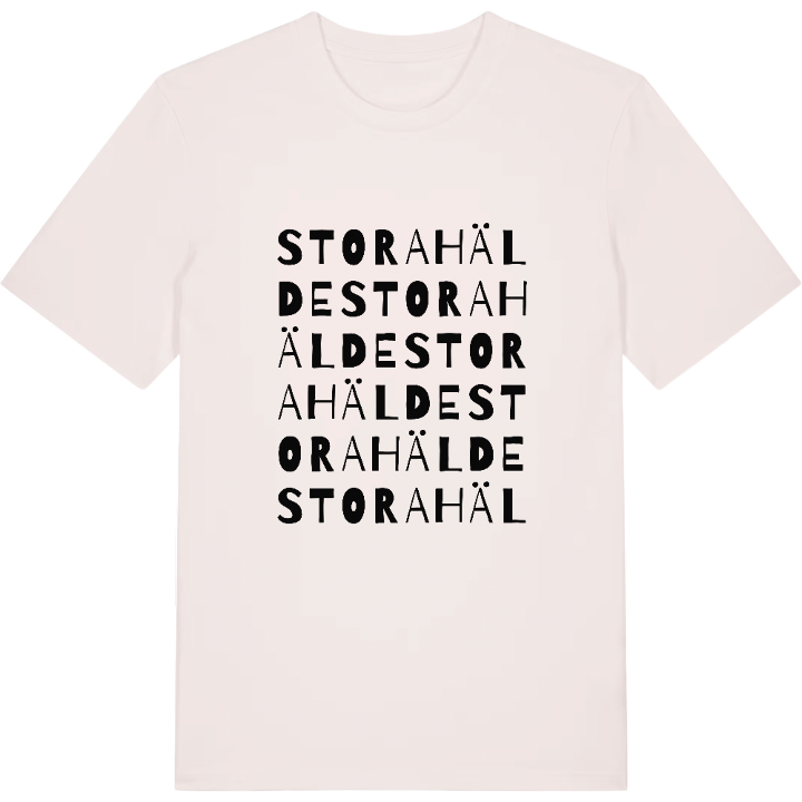 Stora Hälde ordlek t-shirt – t-shirt från PinShirt