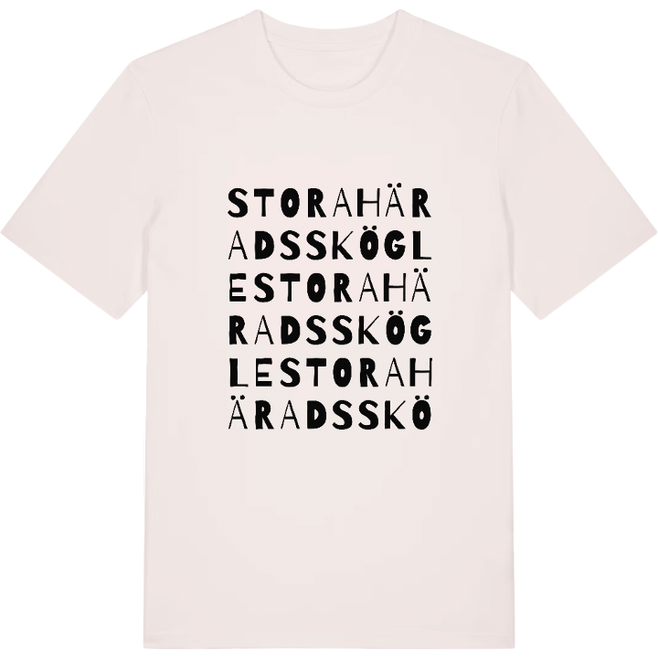 Stora Häradsskögle ordlek t-shirt – t-shirt från PinShirt