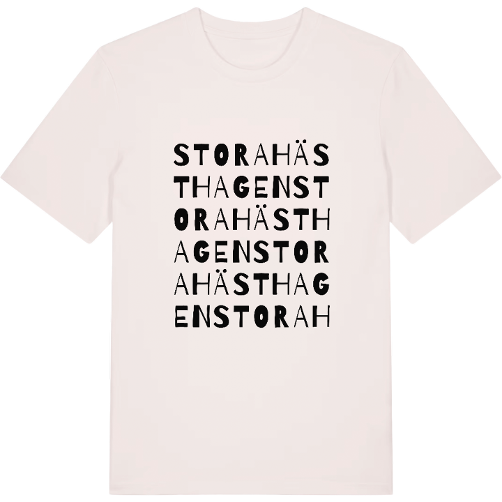 Stora Hästhagen ordlek t-shirt – t-shirt från PinShirt
