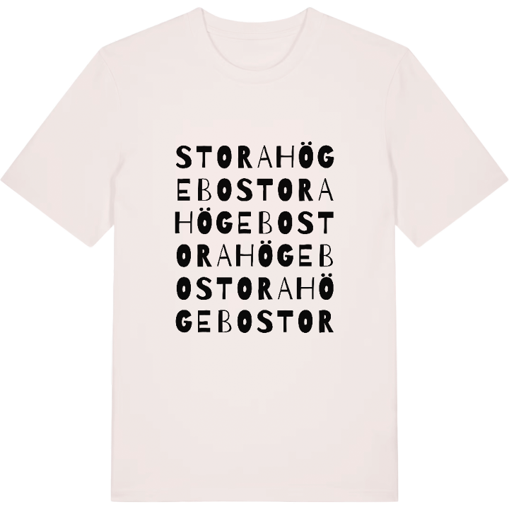 Stora Högebo ordlek t-shirt – t-shirt från PinShirt