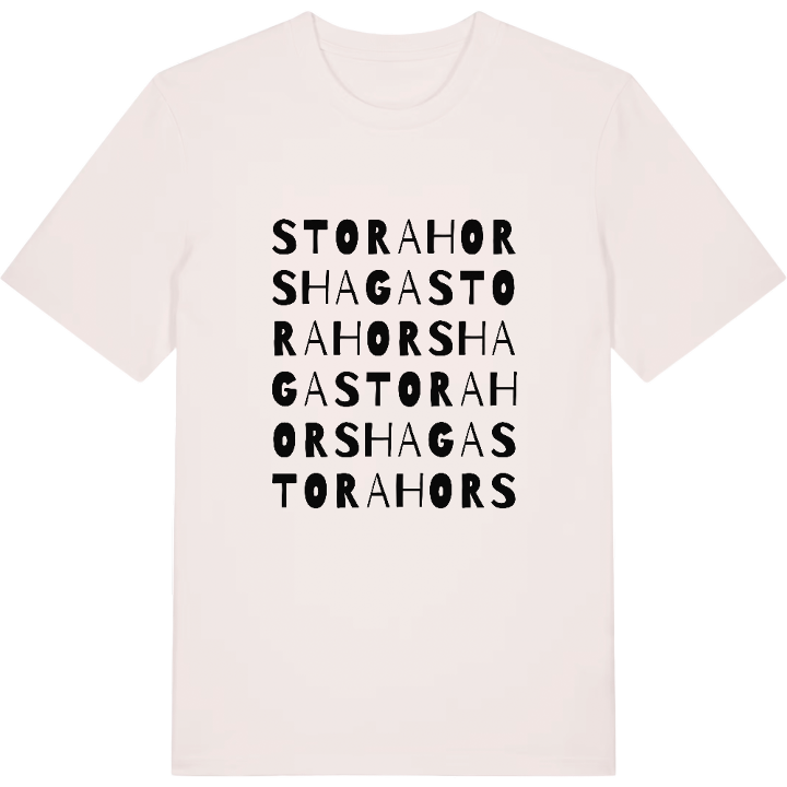 Stora Horshaga ordlek t-shirt – t-shirt från PinShirt