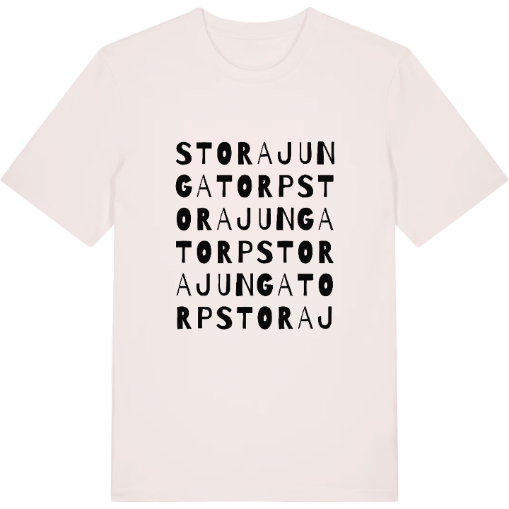 Stora Jungatorp ordlek t-shirt – t-shirt från PinShirt