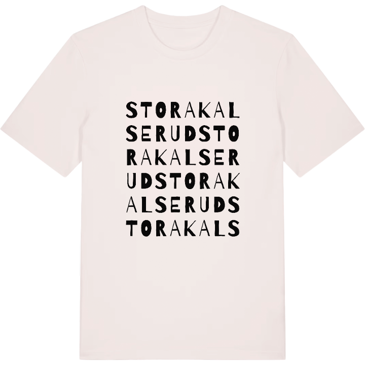 Stora Kalserud ordlek t-shirt – t-shirt från PinShirt