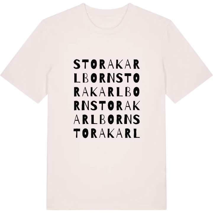 Stora Karlborn ordlek t-shirt – t-shirt från PinShirt
