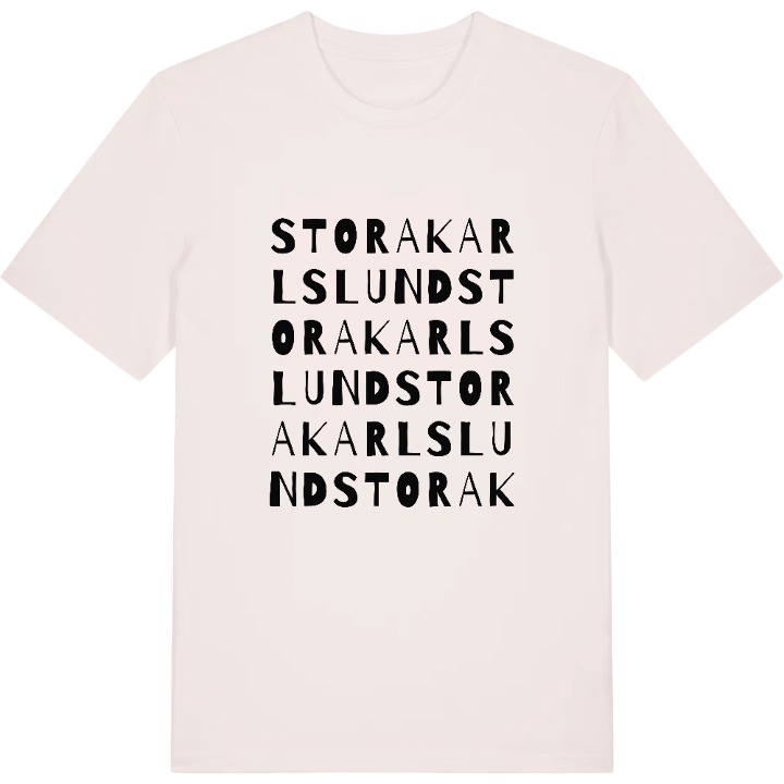 Stora Karlslund ordlek t-shirt – t-shirt från PinShirt