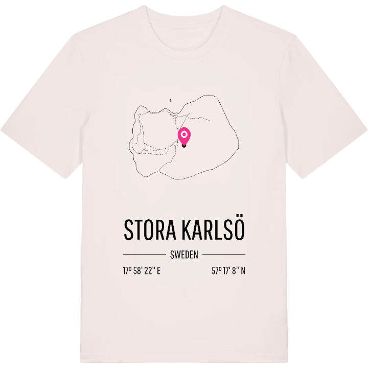Stora Karlsö karta t-shirt – t-shirt från PinShirt