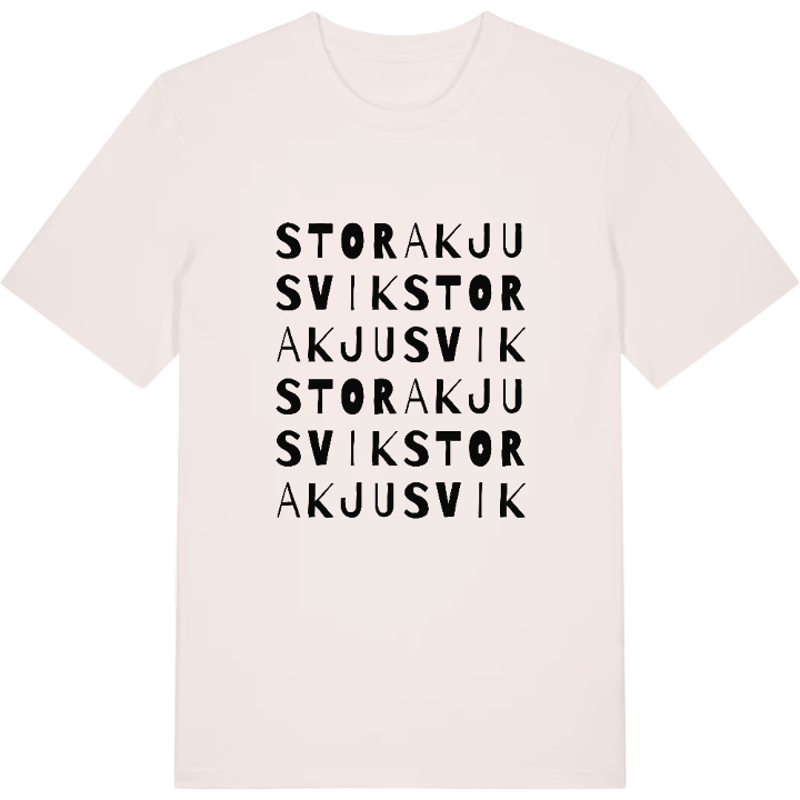 Stora Kjusvik ordlek t-shirt – t-shirt från PinShirt