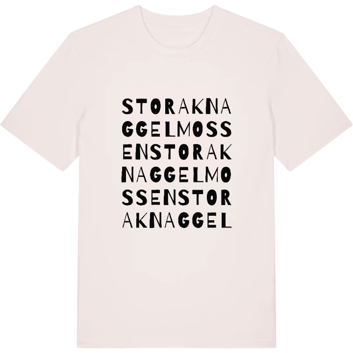 Stora Knaggelmossen ordlek t-shirt – t-shirt från PinShirt