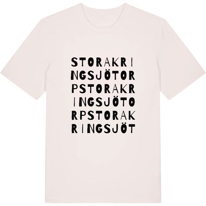 Stora Kringsjötorp ordlek t-shirt – t-shirt från PinShirt