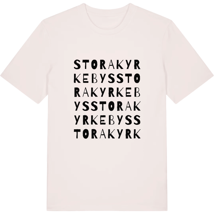 Stora Kyrkebys ordlek t-shirt – t-shirt från PinShirt