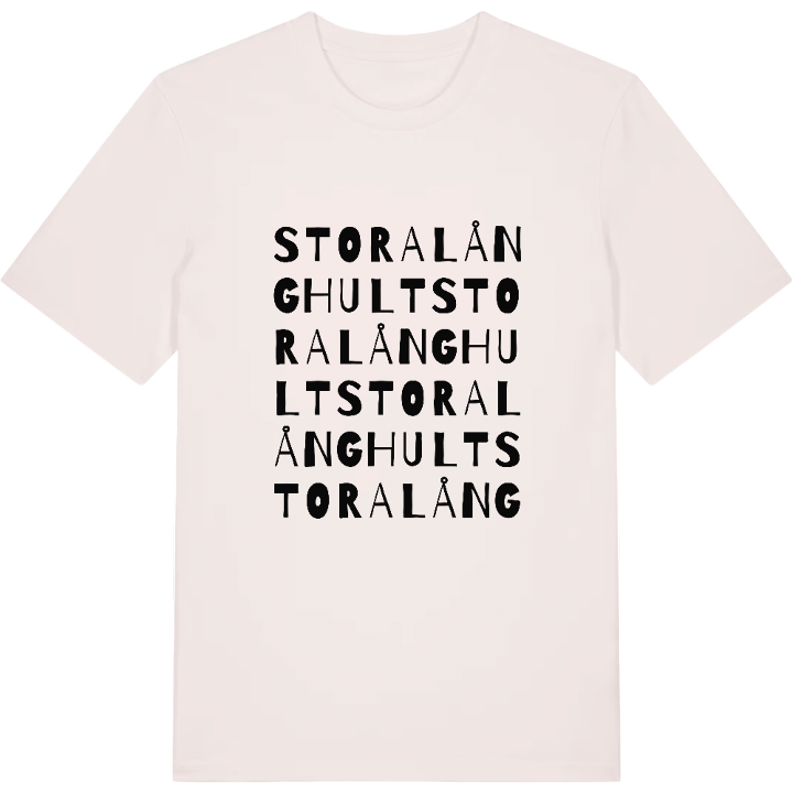 Stora Långhult ordlek t-shirt – t-shirt från PinShirt