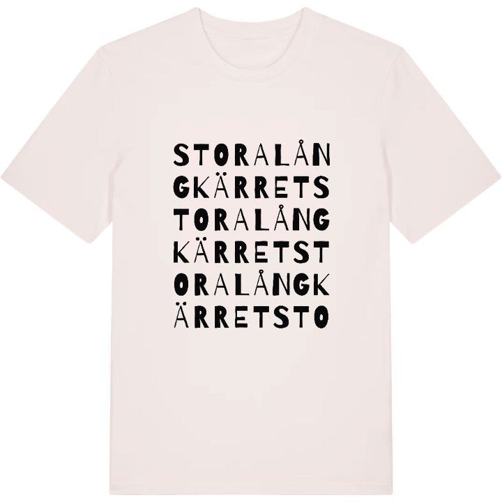 Stora Långkärret ordlek t-shirt – t-shirt från PinShirt