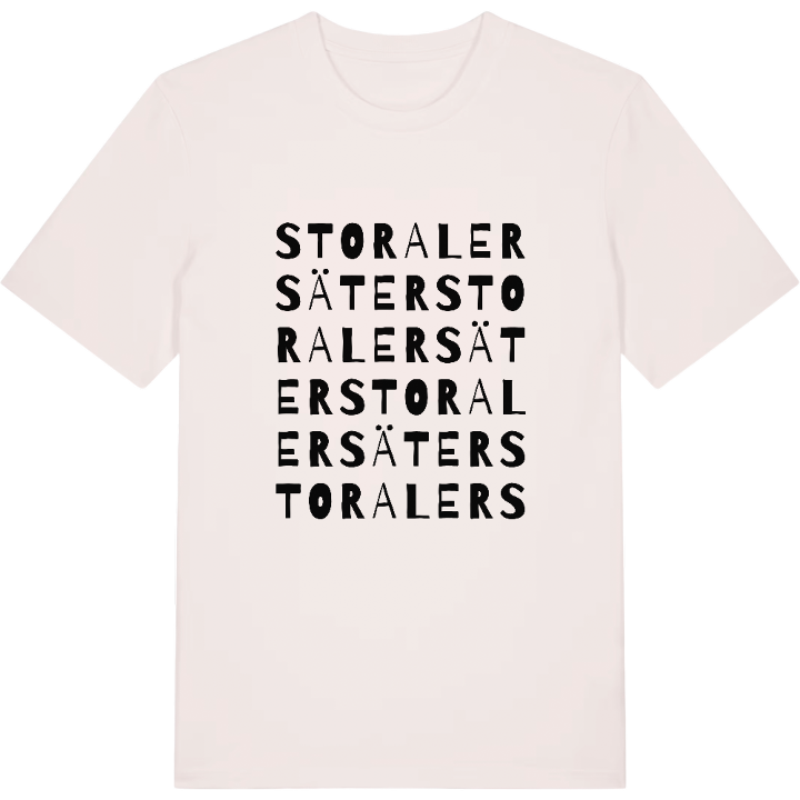 Stora Lersäter ordlek t-shirt – t-shirt från PinShirt