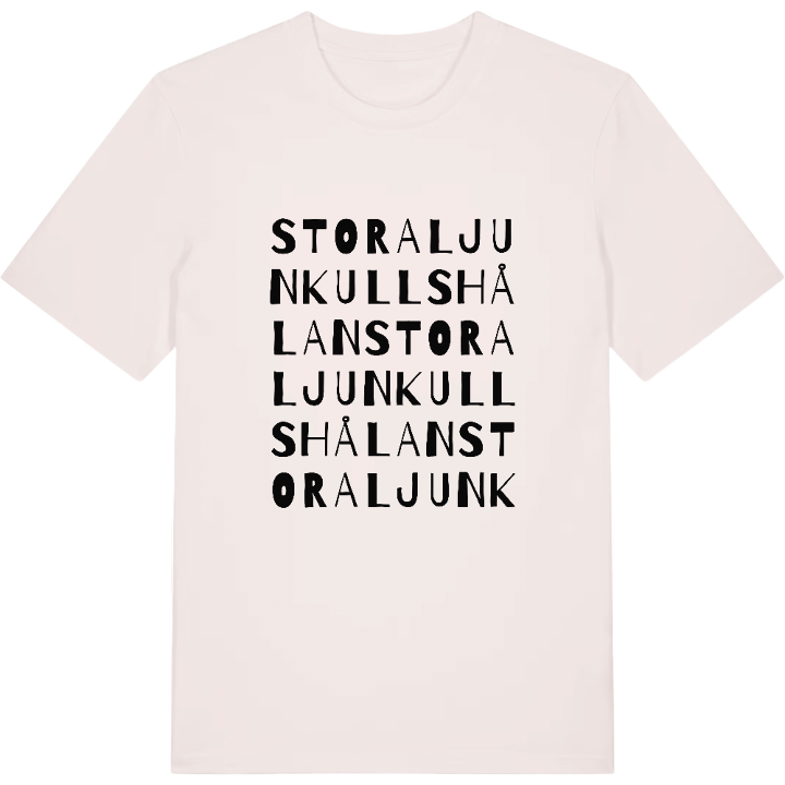 Stora Ljunkullshålan ordlek t-shirt – t-shirt från PinShirt